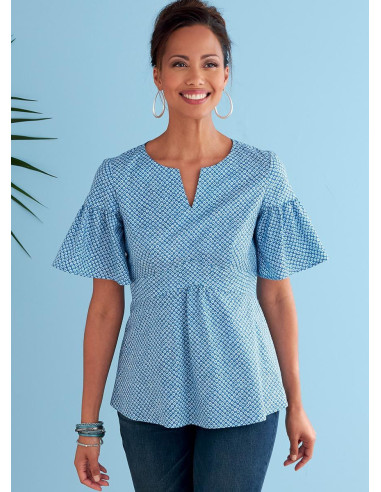 Oberteil-Schnittmuster - Butterick 6732