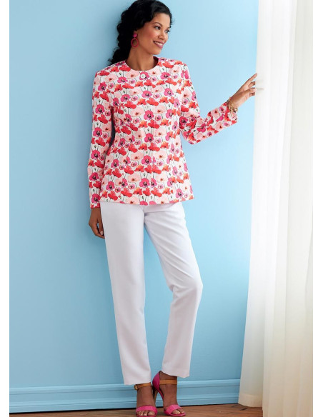Jacken-, Mantel-, Oberteil- und Hosenschnittmuster - Butterick 6740