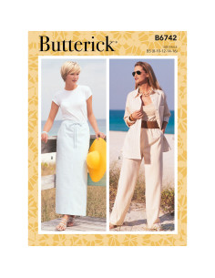 Rock-, Shorts- und Hosenmuster - Butterick 6742