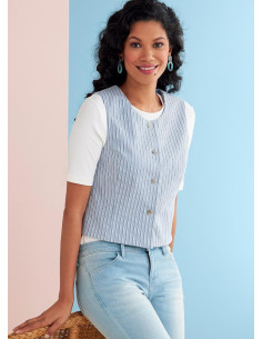 Weste Schnittmuster - Butterick 6745