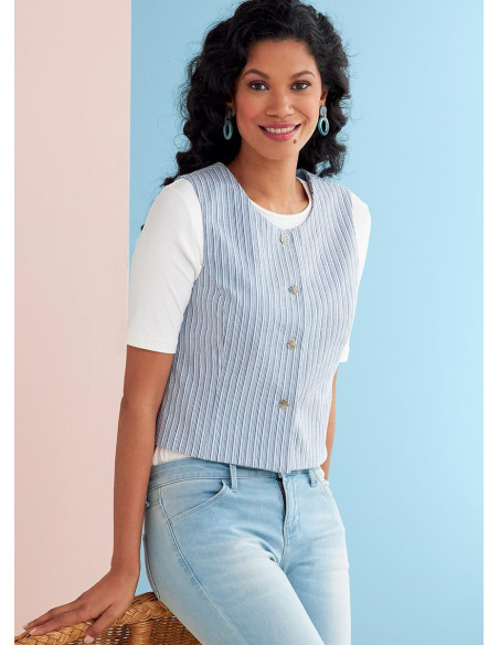 Weste Schnittmuster - Butterick 6745