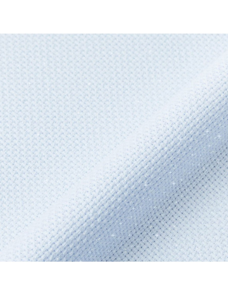 Irisierender Aida-Stoff 5,5 zum Sticken DMC - Blau
