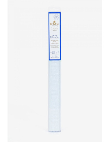 Irisierender Aida-Stoff 5,5 zum Sticken DMC - Blau