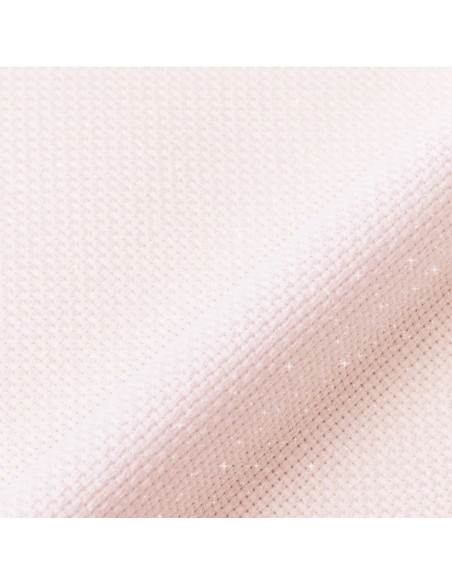 Irisierender Aida-Stoff 5,5 zum Sticken DMC - Rosa