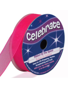 Organza-Band Celebrate fuchsia - 12 mm x 6 m
