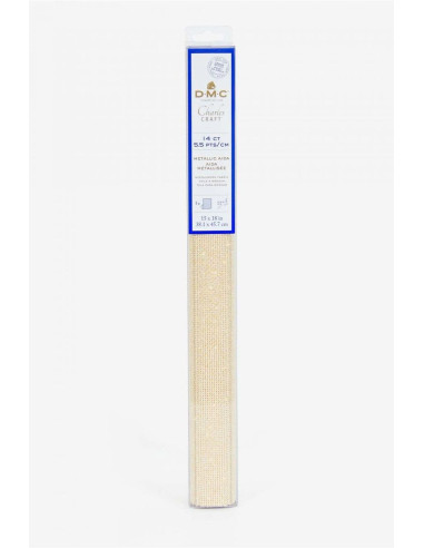 Metallisierter Aida-Stoff 5,5 zum Sticken DMC