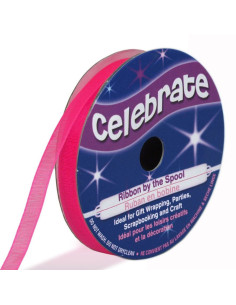 Organza-Band Celebrate fuchsia - 6 mm x 8 m