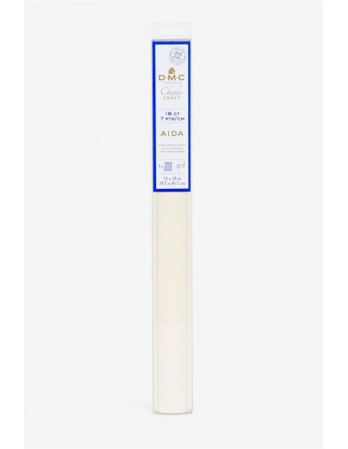 Aida-Stoff 7.0 zum Sticken DMC - Ecru
