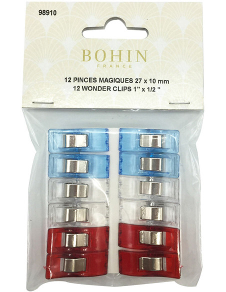 Magische Klammern Bohin - 27 mm x 10 mm