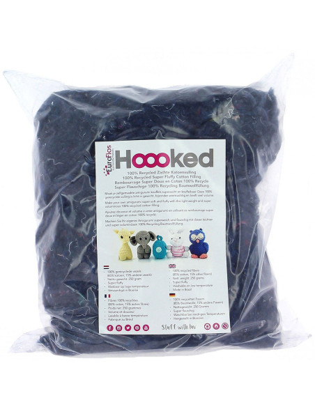 Hoooked Füllfaser 250 g - Sturmgrau