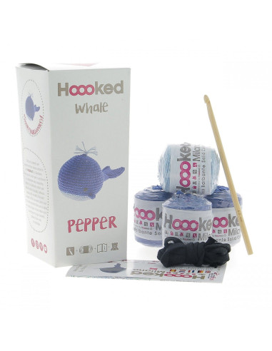 Häkelset - Pepper der Wal