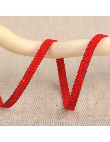 Weiches Gummiband 5 mm - Rot