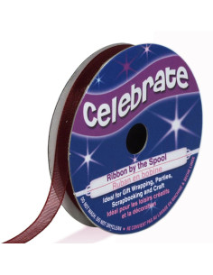 Organza-Band Celebrate Pflaume - 6 mm x 8 m