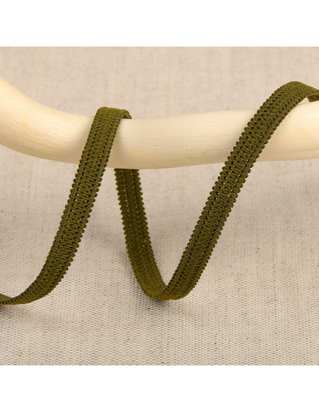 Weiches Gummiband 5 mm - Khaki