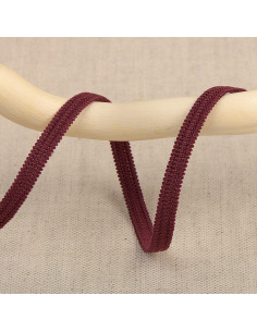 Weiches Gummiband 5 mm - Pflaume