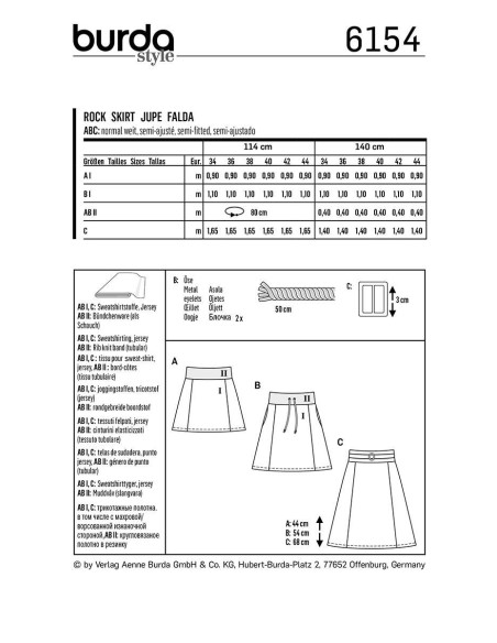 Rockmuster - Burda 6154