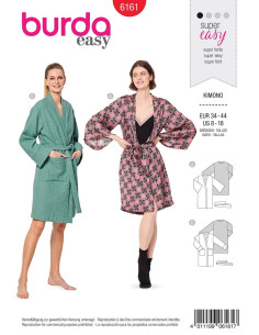 Kimono-Schnittmuster - Burda 6161