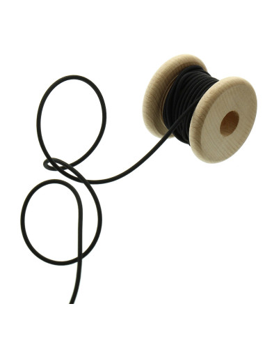 Elastische Schnur 3,00 mm - Schwarz