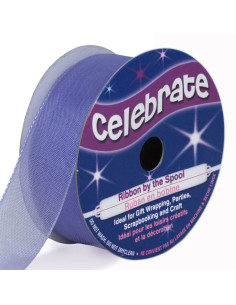 Organza-Band Celebrate Flieder - 20 mm x 5 m