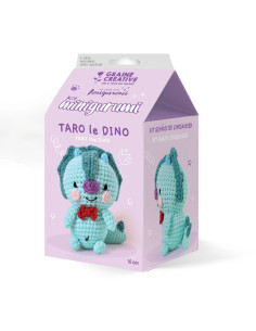 Häkelset Minigurumi - Taro der Dino