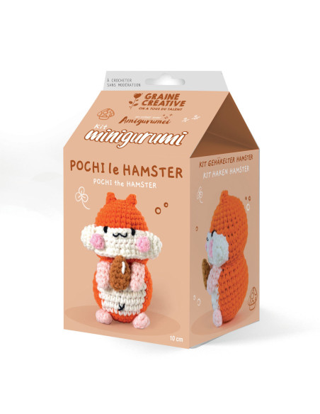 Häkelset Minigurumi - Pochi der Hamster