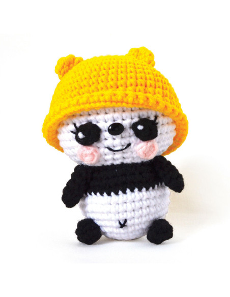 Häkelset Minigurumi - Nana der Panda