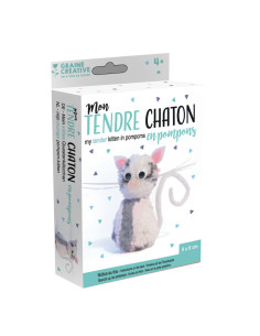 Pompon-Set - Mein zärtliches Kätzchen