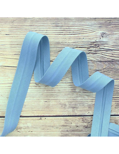 Bio-Baumwollschrägband - Jeansblau
