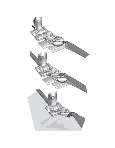 6 mm Schrägbandfuß Pfaff