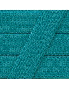Weiches Gummiband 15 mm - Entenblau