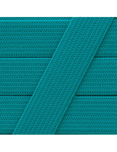 Weiches Gummiband 15 mm - Entenblau