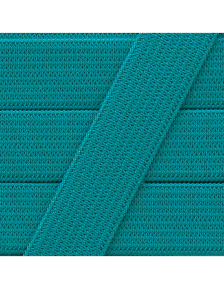 Weiches Gummiband 15 mm - Entenblau
