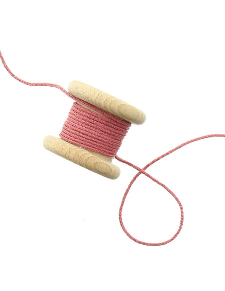 Elastische Schnur 2,5 mm - Rosenholz
