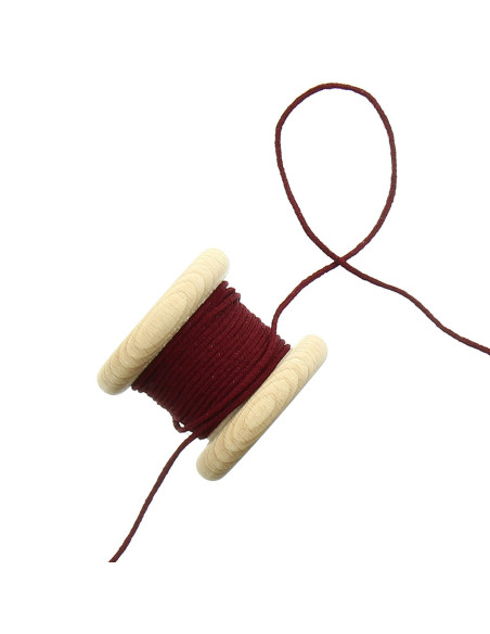 Elastische Schnur 2,5 mm - Bordeaux