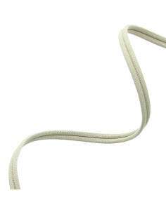 Doppelte Paspelschnur mit mattem Überzug - Beige