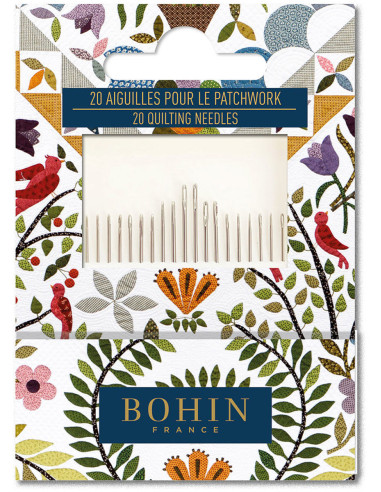 Heft mit 20 Nadeln für Patchwork Bohin