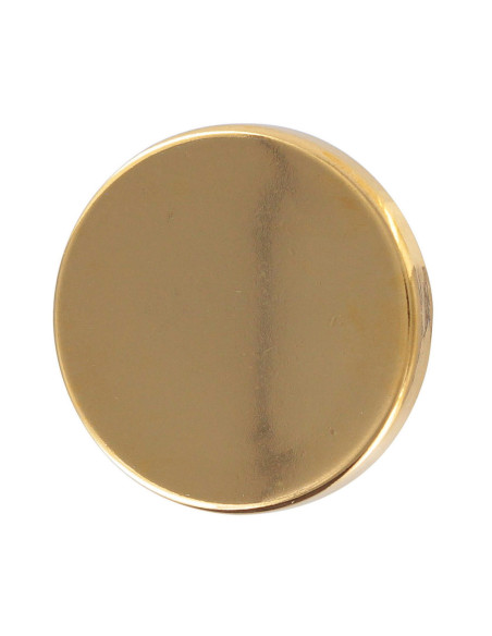 Flacher Knopf mit Schaft - Gold
