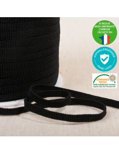 Hypoallergenes, latexfreies Elastikband - Schwarz