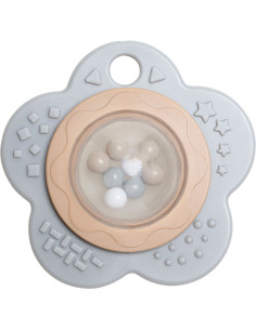 Beißring Rassel Baby - Grau