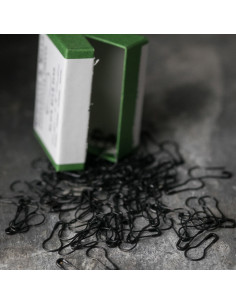 Schachtel mit 100 Sicherheitsnadeln, Zwiebel 21 mm, schwarz, Merchant & Mills