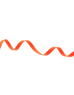 Fluoreszierendes Satinband - Orange