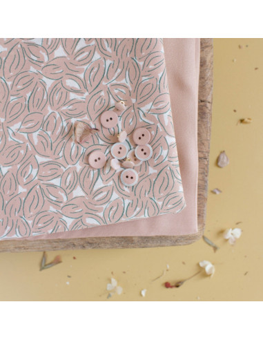 Baumwoll-Musselin Petal Maple - Atelier Brunette