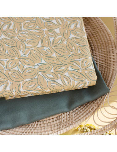 Baumwoll-Musselin Petal Mustard - Atelier Brunette