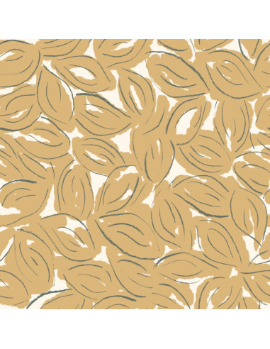 Baumwoll-Musselin Petal Mustard - Atelier Brunette