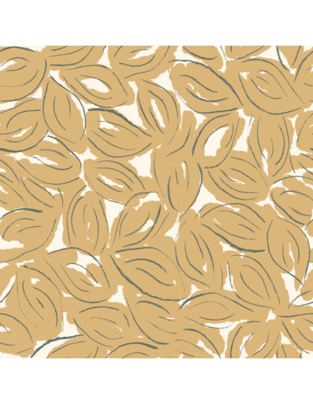 Baumwoll-Musselin Petal Mustard - Atelier Brunette