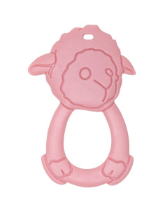 Beißring für Babys - Rosa Schaf