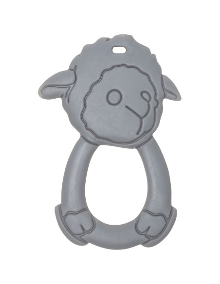Beißring für Babys - Graues Schaf