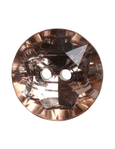 Set mit 8 Knöpfen, 2 Löcher, Cocktail 18 mm - Altrosa