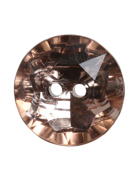 Set mit 8 Knöpfen, 2 Löcher, Cocktail 18 mm - Altrosa