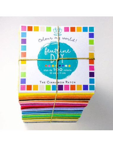 Filzprobenbox Cinnamon Patch